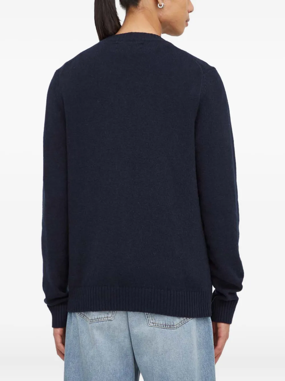 Samsoe & Samsoe Crew-neck Sweater In Blue