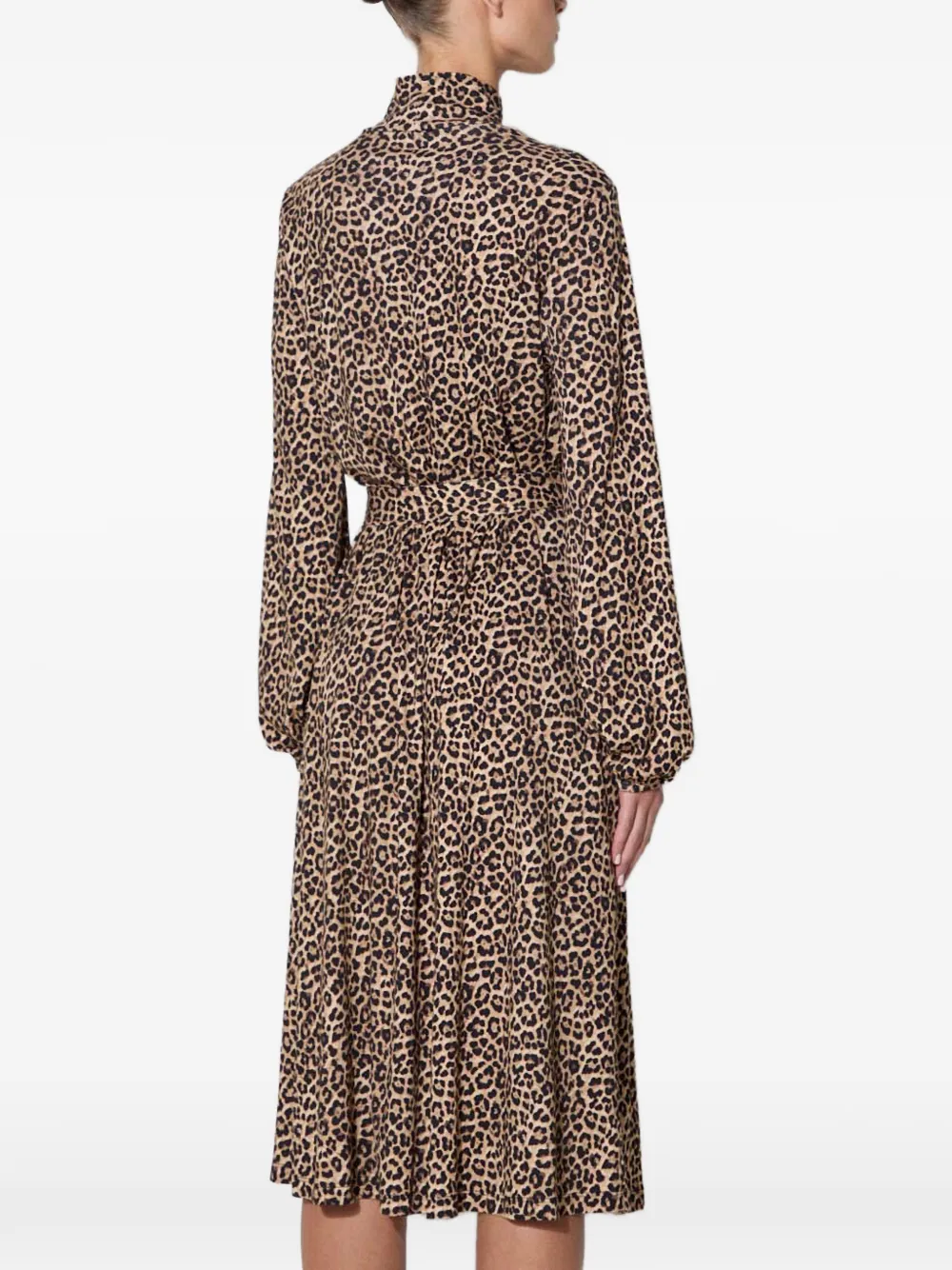  A.p.c. Animal-print Midi Dress - Neutrals 