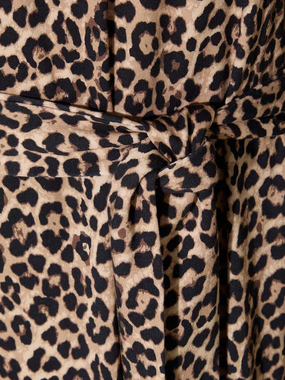 A.P.C. Midi-jurk met dierenprint Beige
