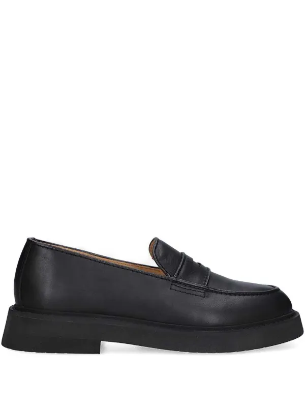 A.P.C. レザーローファー | ブラック | FARFETCH JP