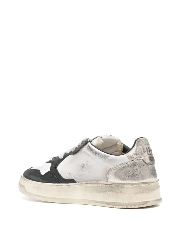 Autry Super Vintage Leather Sneakers | White | FARFETCH