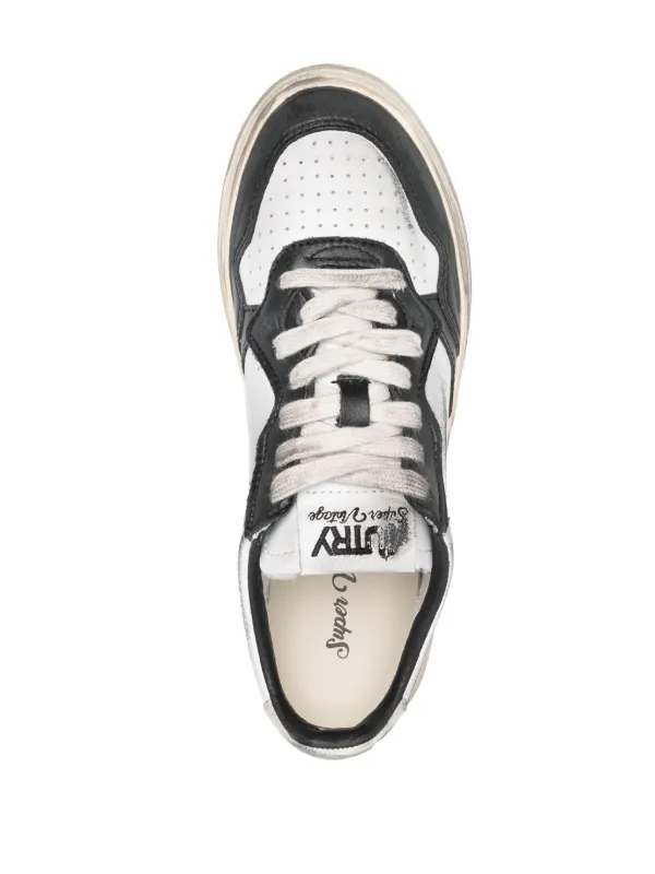 Autry Super Vintage Leather Sneakers | White | FARFETCH