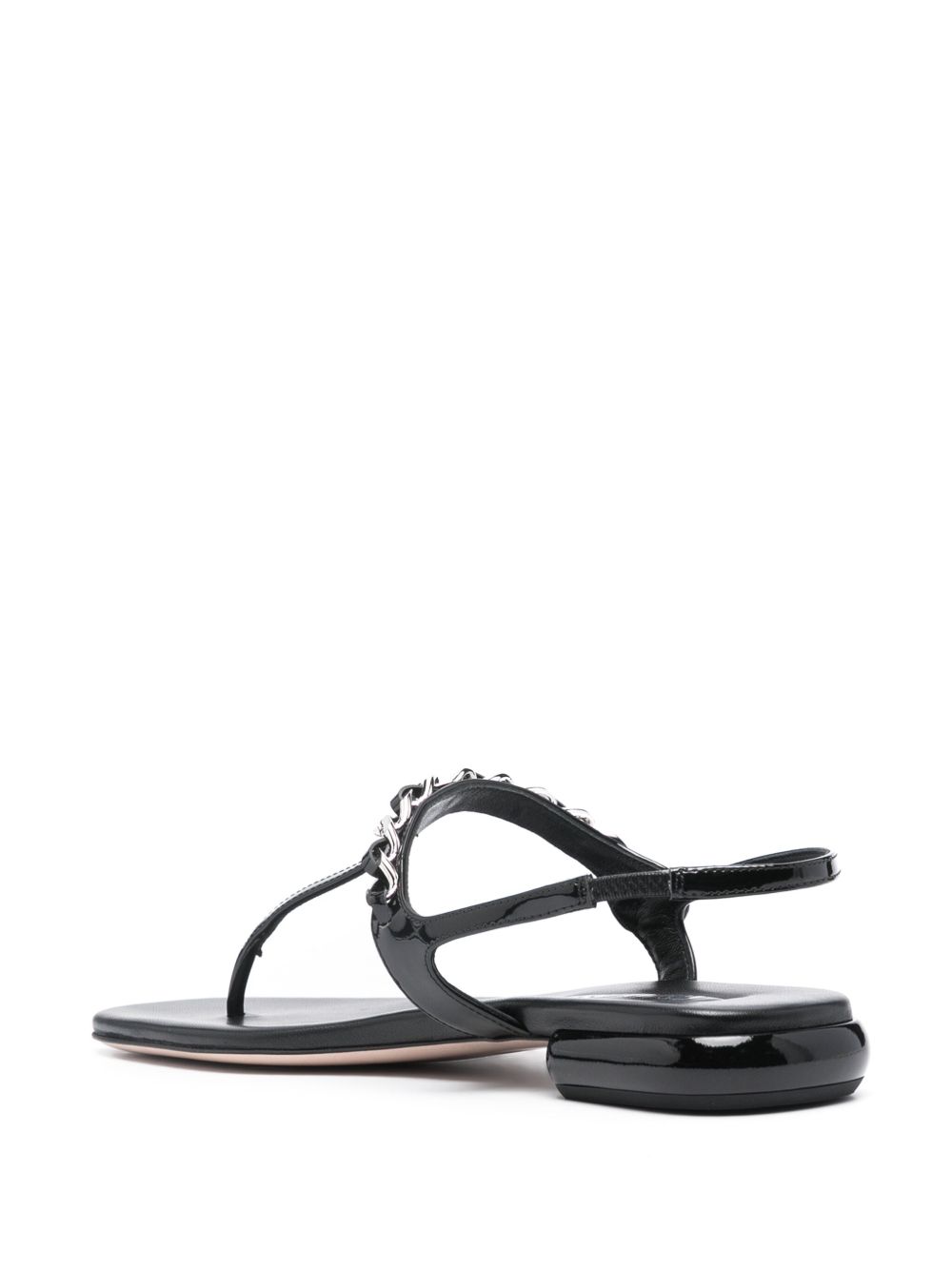 Miu Miu pearl-detail flat sandal Women