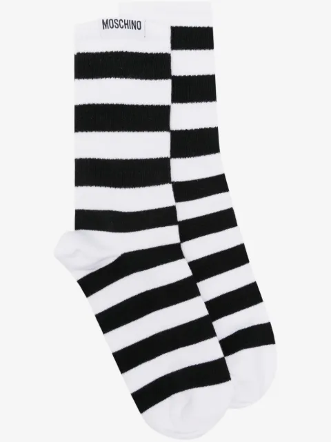 Moschino striped stretch-cotton socks