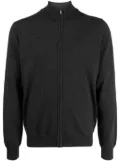 Corneliani zip-up mock-neck cardigan - Grey