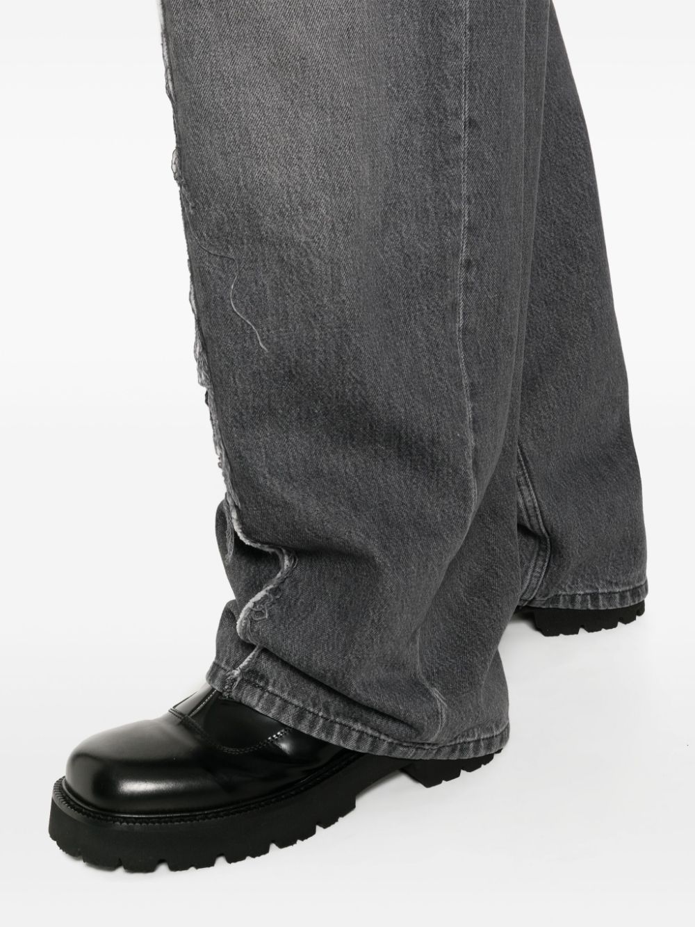 MM6 Maison Margiela Jeans met wijde pijpen Grijs