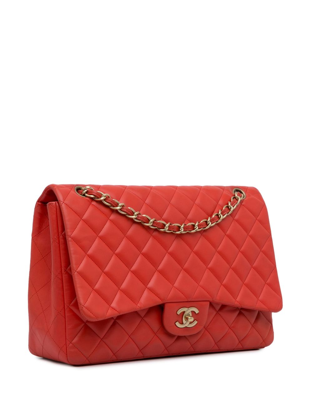 Affordable HOT SALE CHANEL 2009-2010 Maxi Classic Flap shoulder bag Women