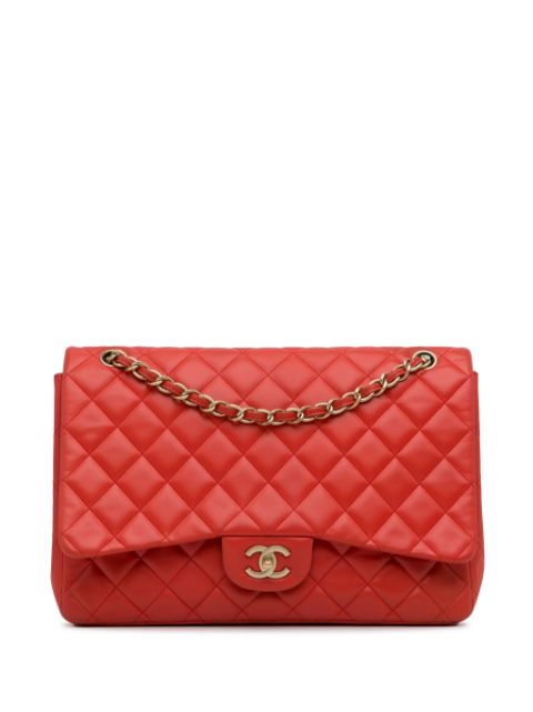 HOT SALE CHANEL 2009-2010 Maxi Classic Flap shoulder bag Women