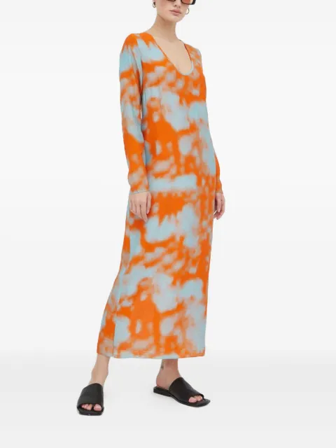 SAMSOE SAMSOE vestido midi manga larga