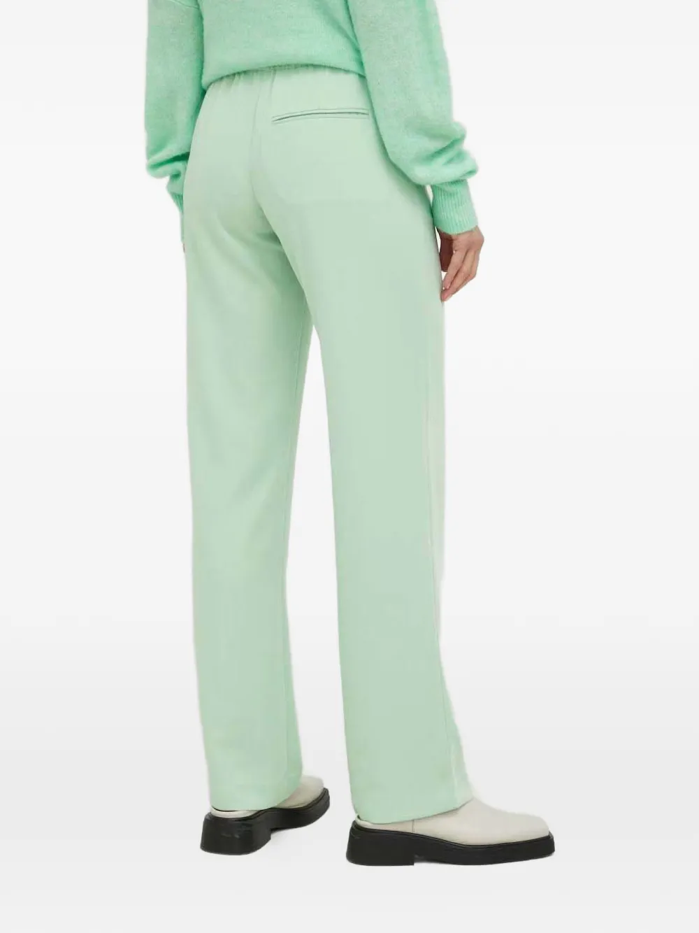 SAMSOE Elastische broek Groen