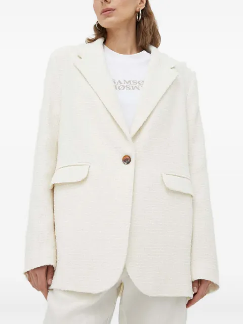 SAMSOE SAMSOE bouclé side-pockets blazer