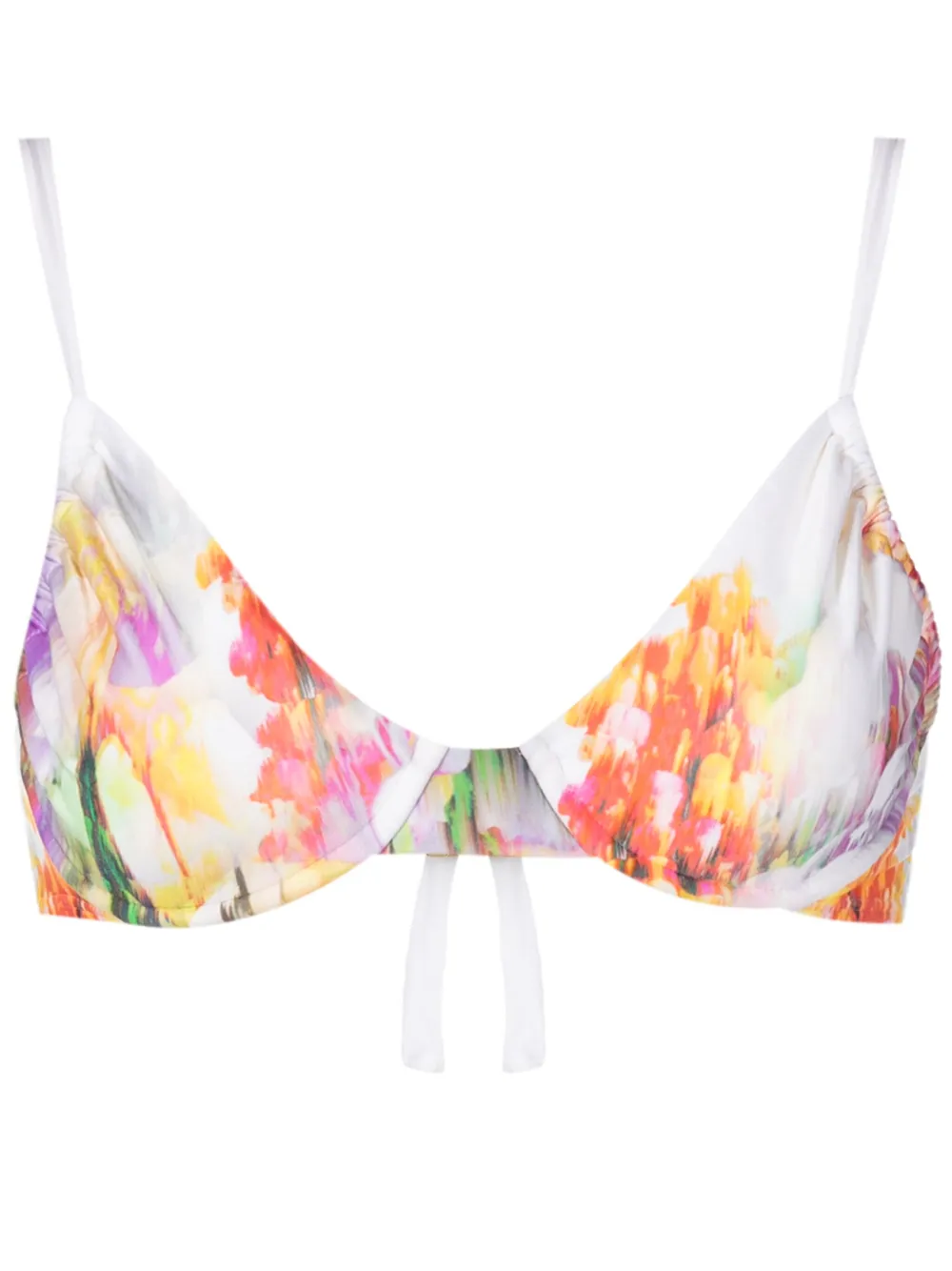 Lenny Niemeyer Bikinitop met bloemenprint Wit