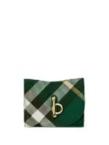 Burberry Rocking Horse checked wallet - Green