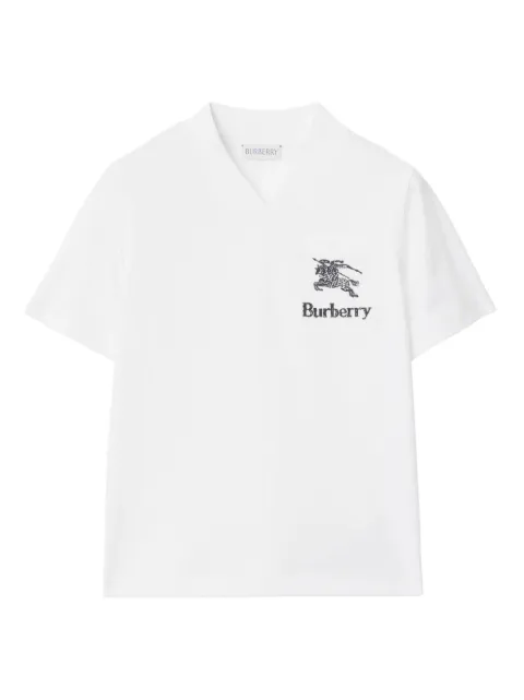 Burberry Kids Equestrian Knight cotton T-shirt 
