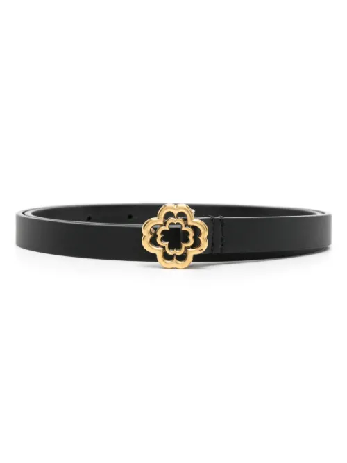 Maje ceinture Clover en cuir - Noir - Maje - Modalova