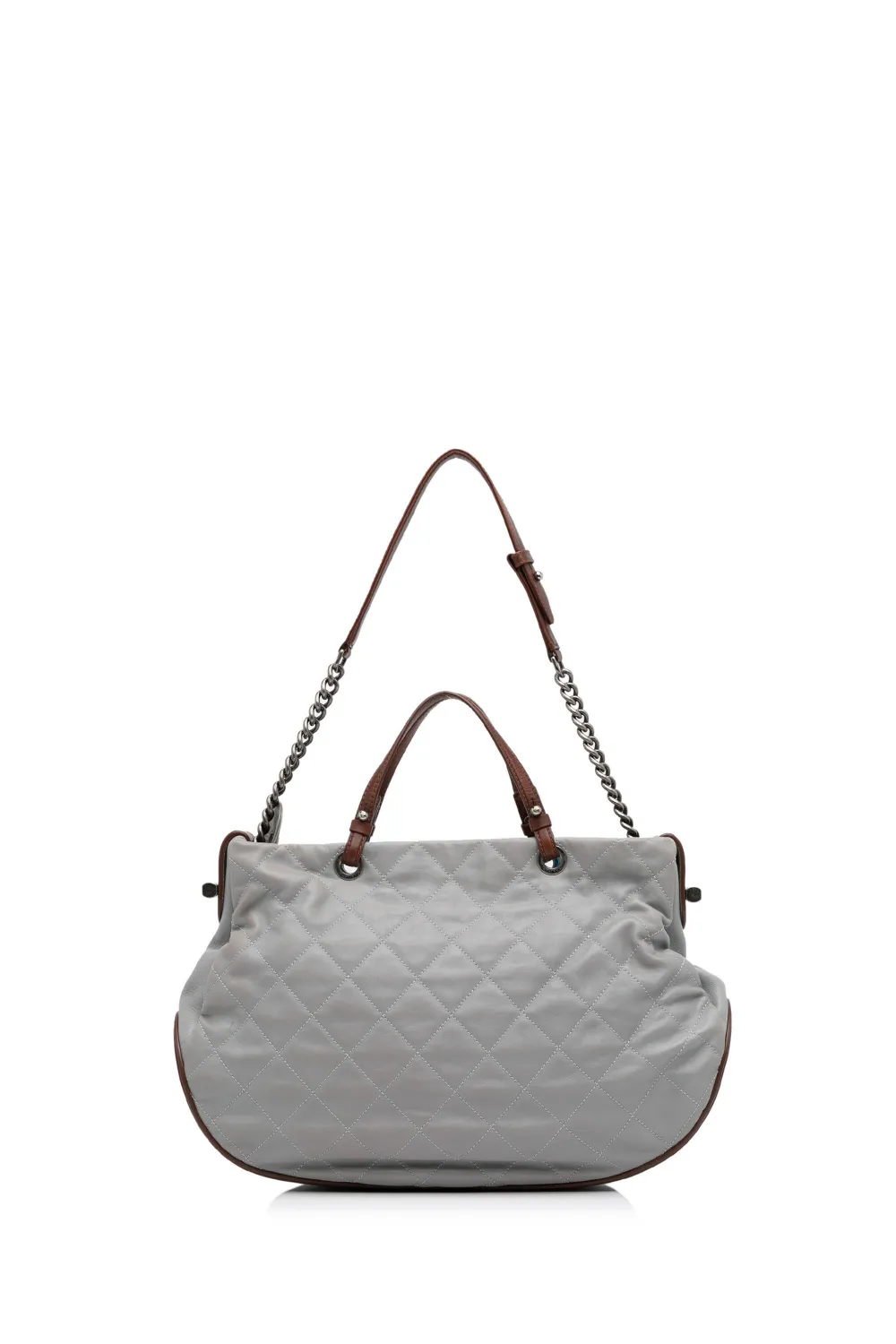 CHANEL Pre-Owned 2012 Country Chic two-way handbag - Grijs