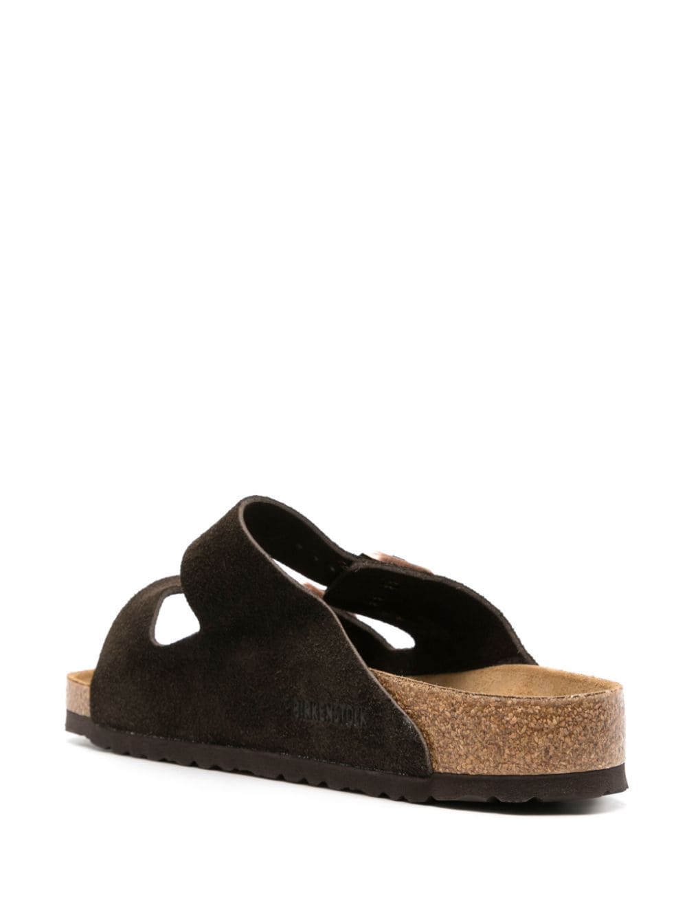 Shop Birkenstock Arizona Suede Sandals In Brown