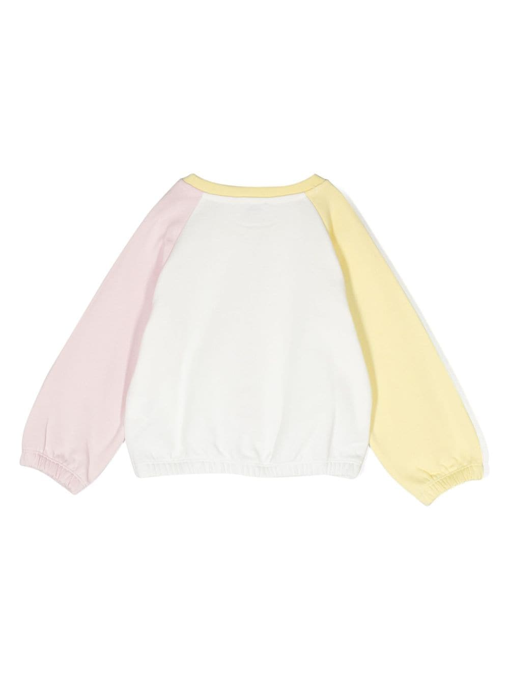 Shop Stella Mccartney Lemonade-print Cotton Sweatshirt In White