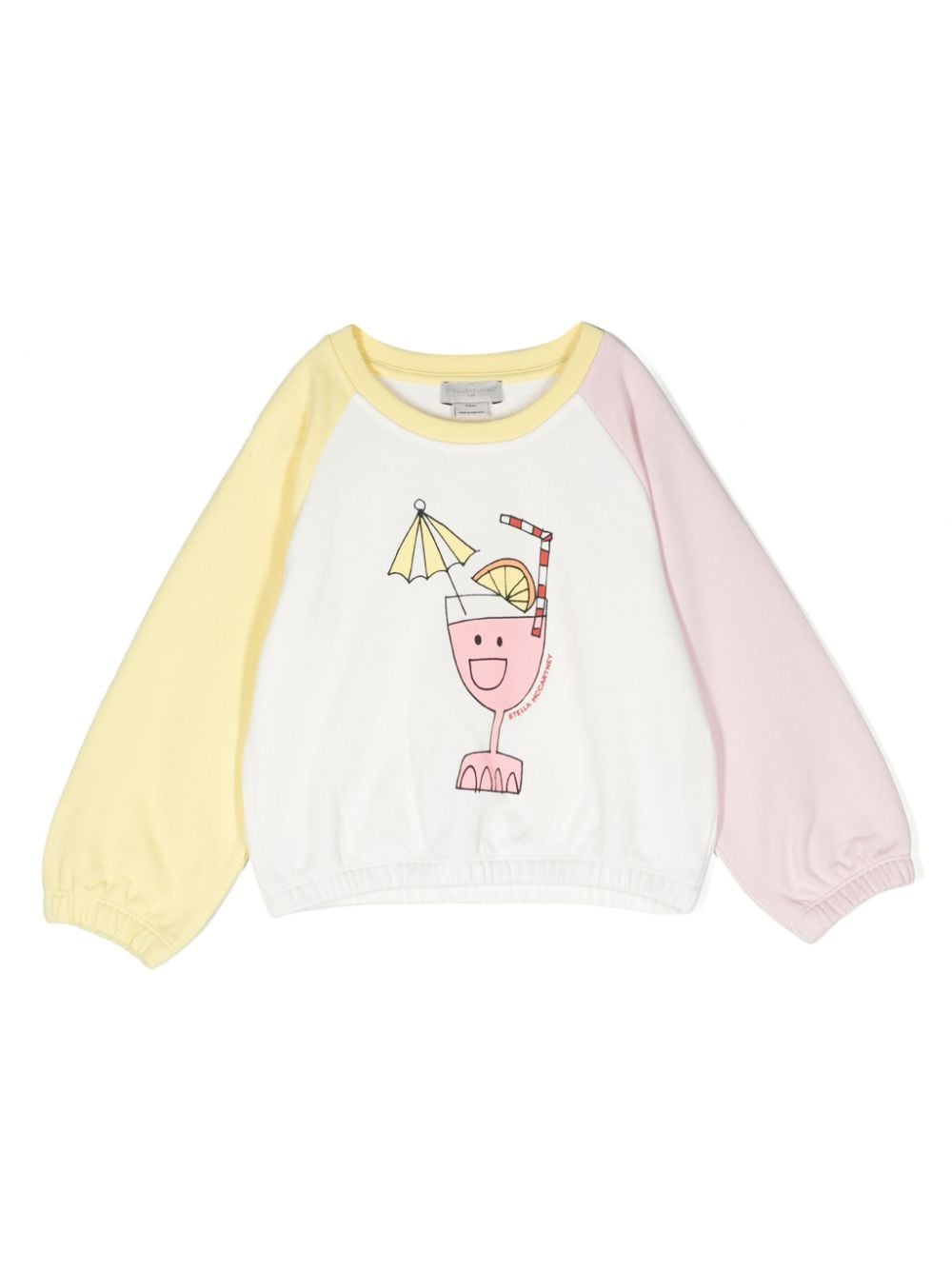Stella McCartney Kids Katoenen sweater met print Wit