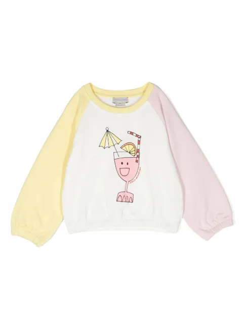 Stella McCartney Kids Katoenen sweater met print