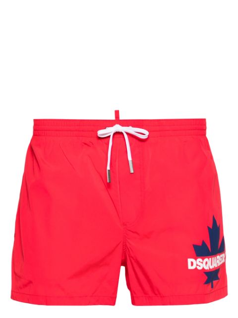 DSQUARED2 logo-print drawstring swim shorts Men