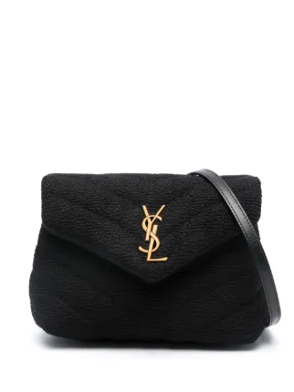 Saint Laurent Mini Toy Loulou Cross Body Bag Black FARFETCH CA