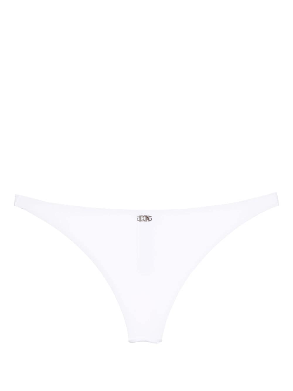 Shop Dsquared2 Icon Clubbing Bikini Bottoms In White