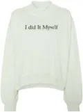 Axel Arigato I Did It Myself organic cotton sweatshirt - Green