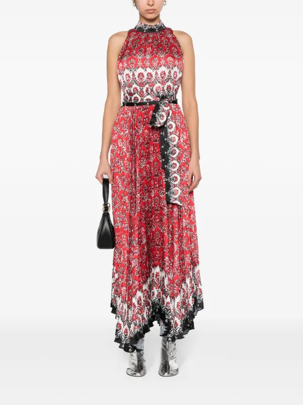 chinese dress ladies Ivey Pleated Skirt Maxi Dress After Sunset main image 1