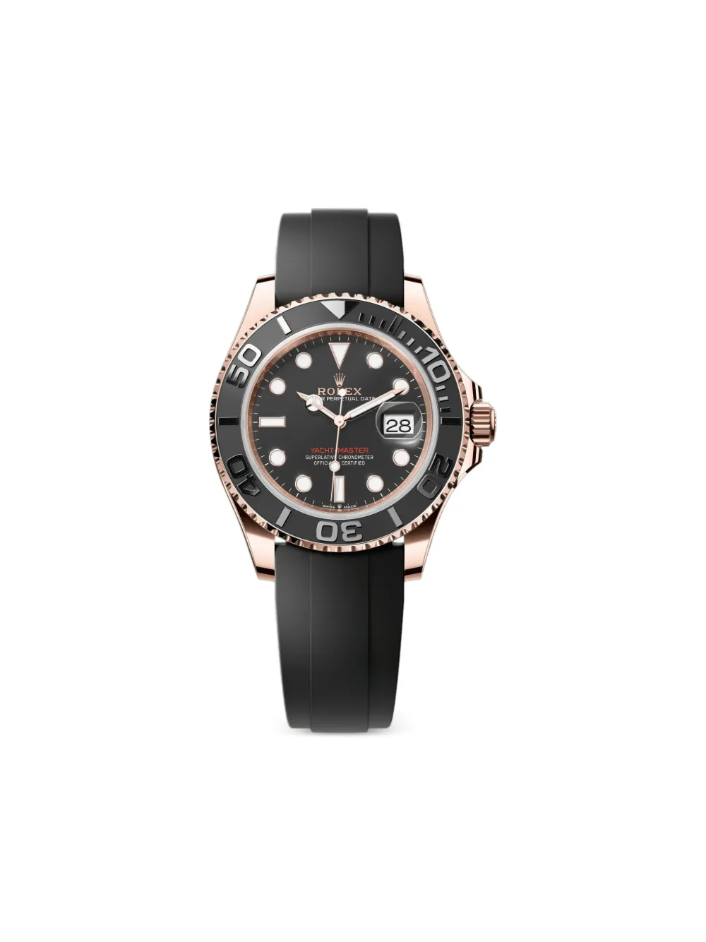 Rolex 18K rose gold 40mm | Black | Image 1