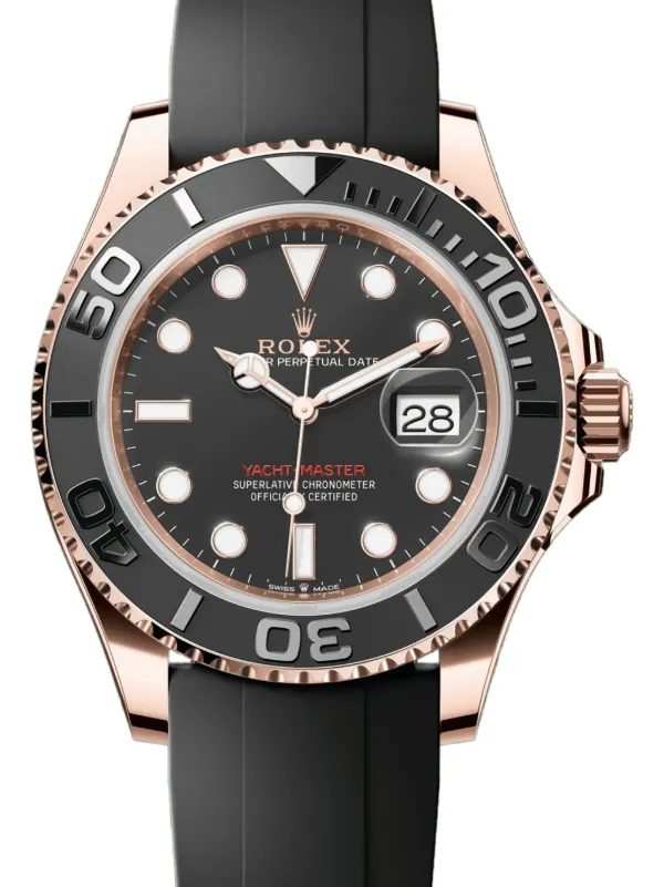 Rolex 18kt Armbanduhr Aus Rotgold 40mm Schwarz FARFETCH DE