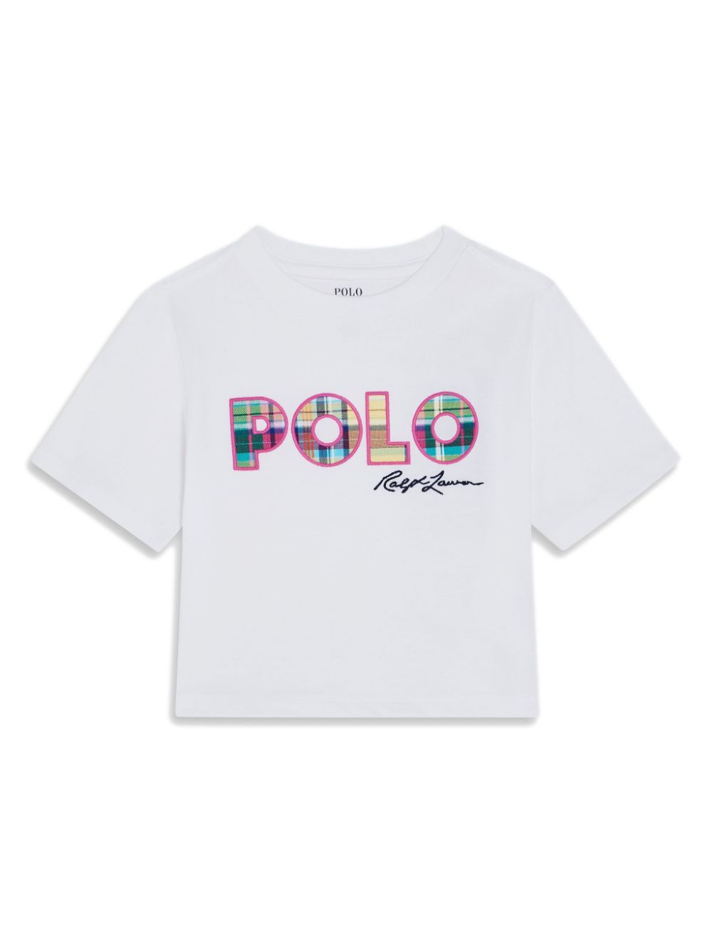 Ralph Lauren Kids T-shirt met geborduurd logo Wit