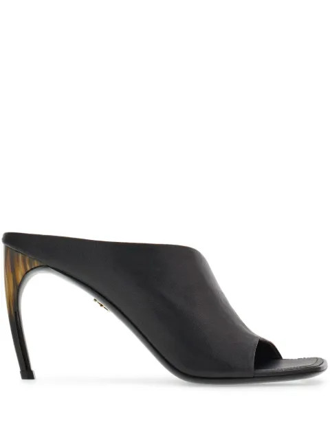 Ferragamo Curved 85mm leather sandals