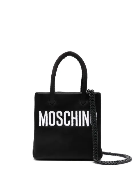 Moschino logo-embroidered mini bag