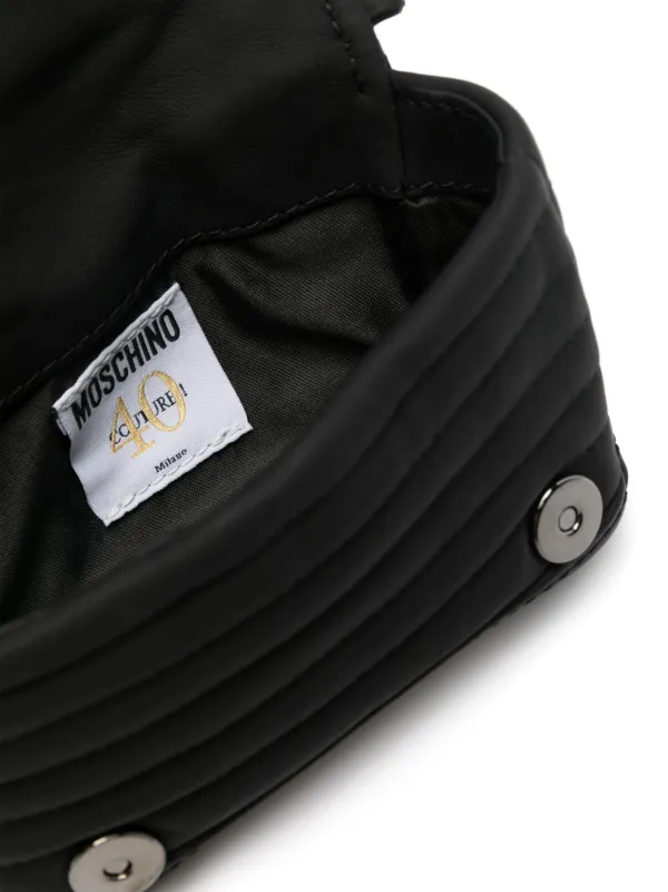 Moschino Mini Biker Leather Bag Farfetch