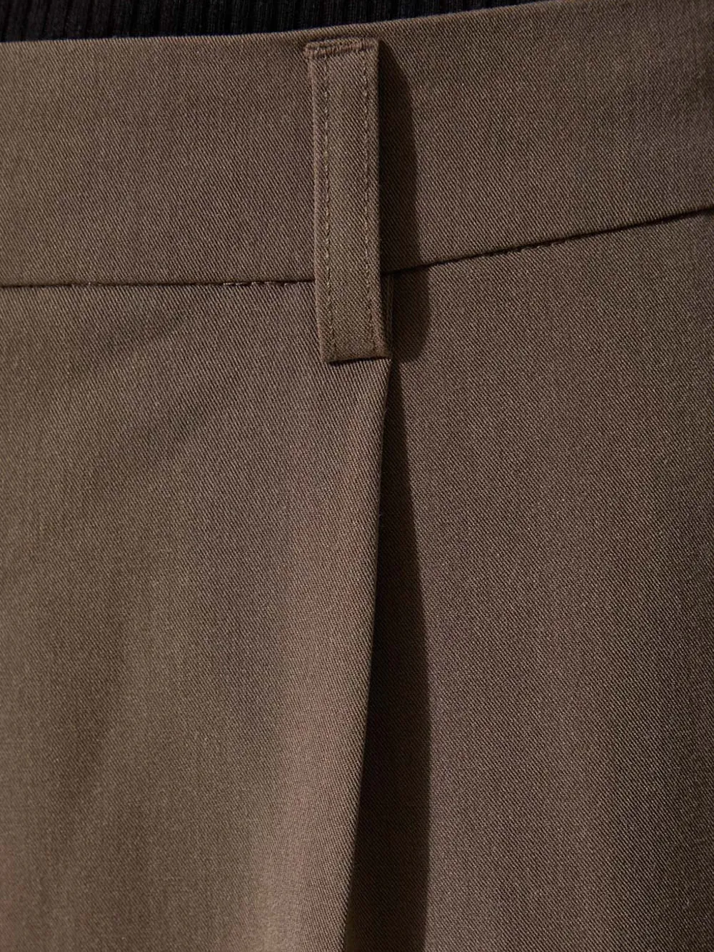 Samsoe & Samsoe Pleated Front Trousers In Brown