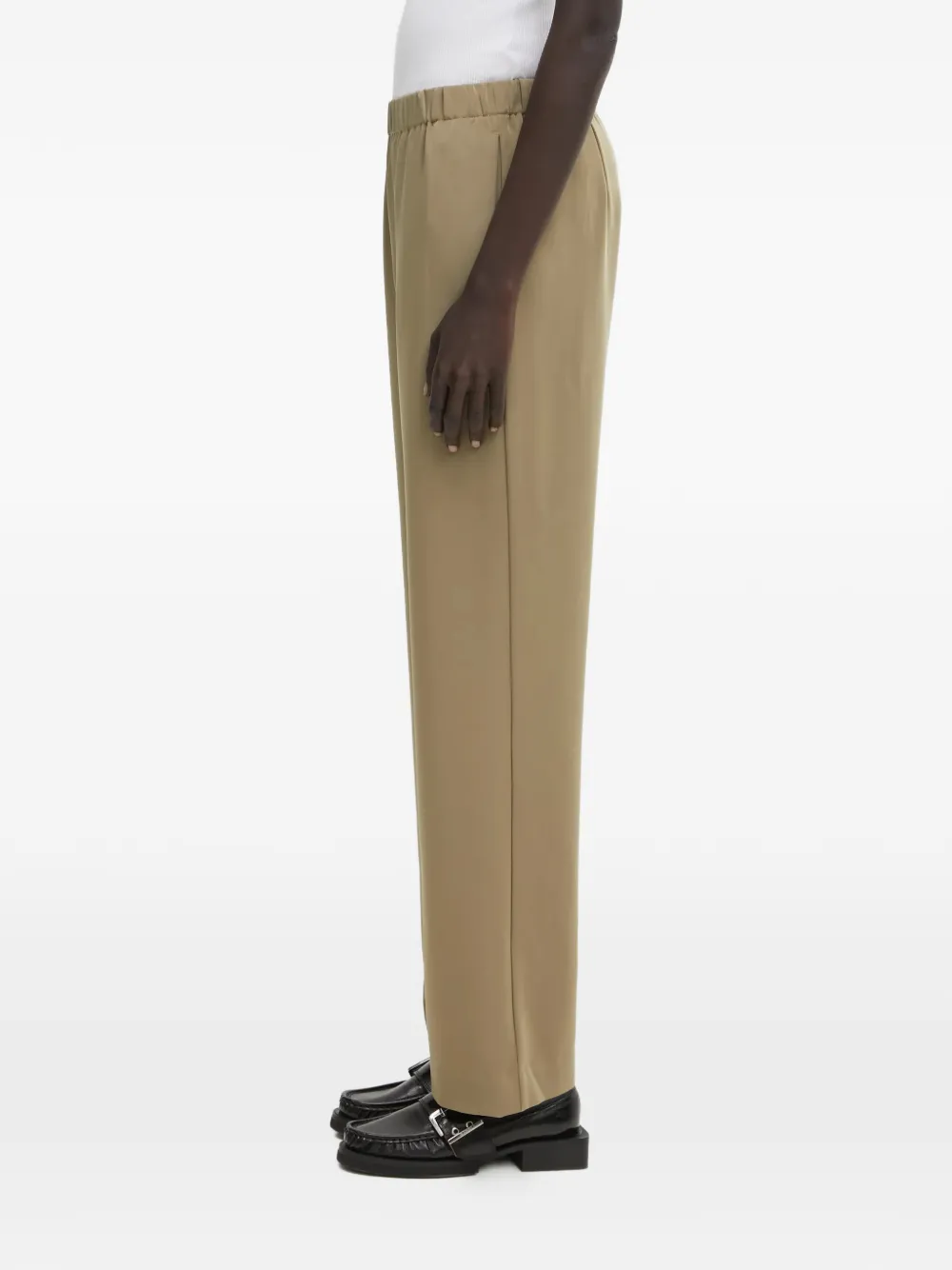 Samsoe & Samsoe Elasticated Waist Trousers In Red