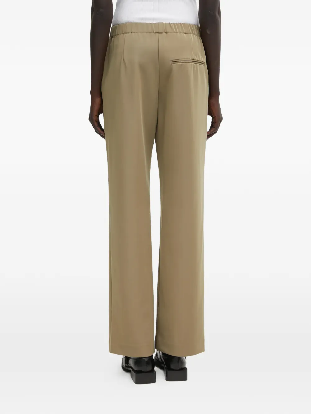 Samsoe & Samsoe Elasticated Waist Trousers In Red