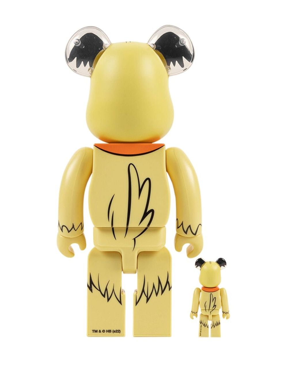 Shop Medicom Toy Muttley "wacky Races" Be@rbrick 100% And 400% Figure Set In Yellow