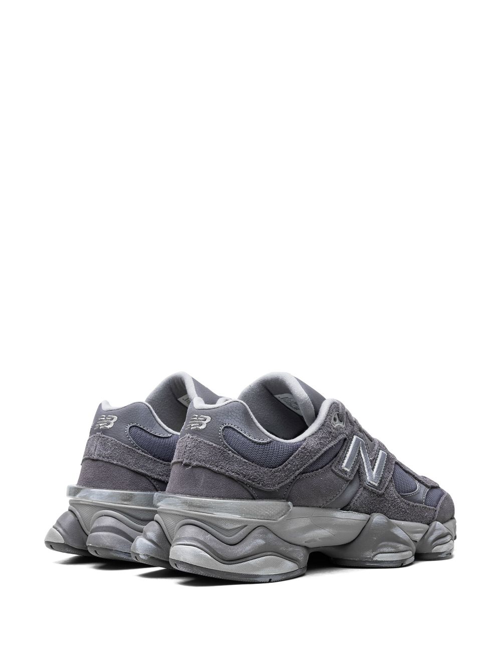 Shop New Balance 9060 Panelled Low-top Sneakers In Magnet/grey