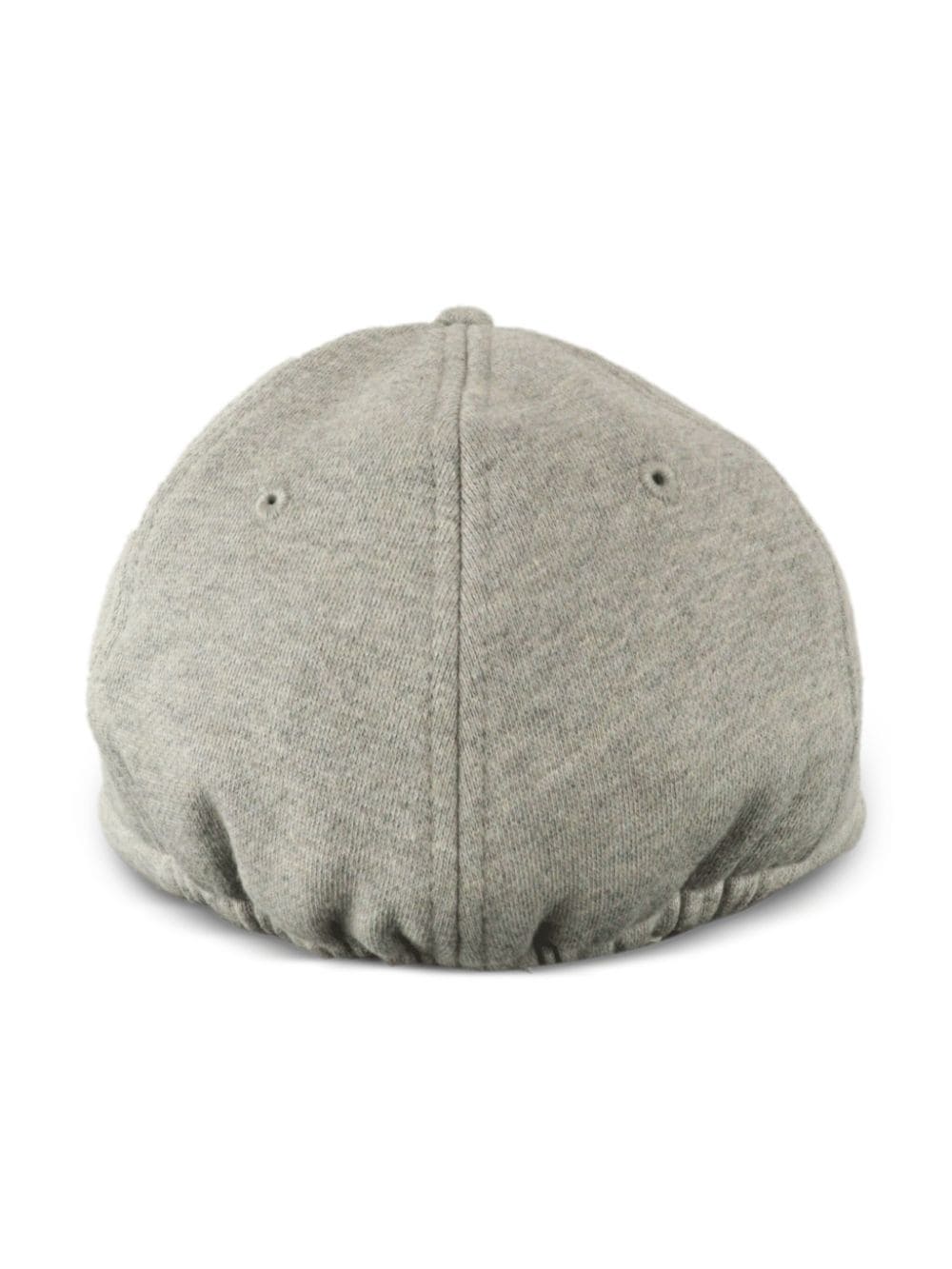 Shop Essentials Logo-patch Fleece Baseball Cap In Grey