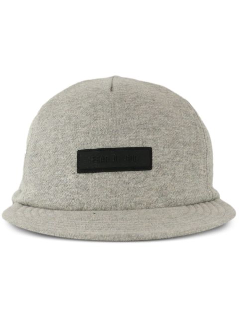 FEAR OF GOD ESSENTIALS logo-patch fleece baseball cap Men