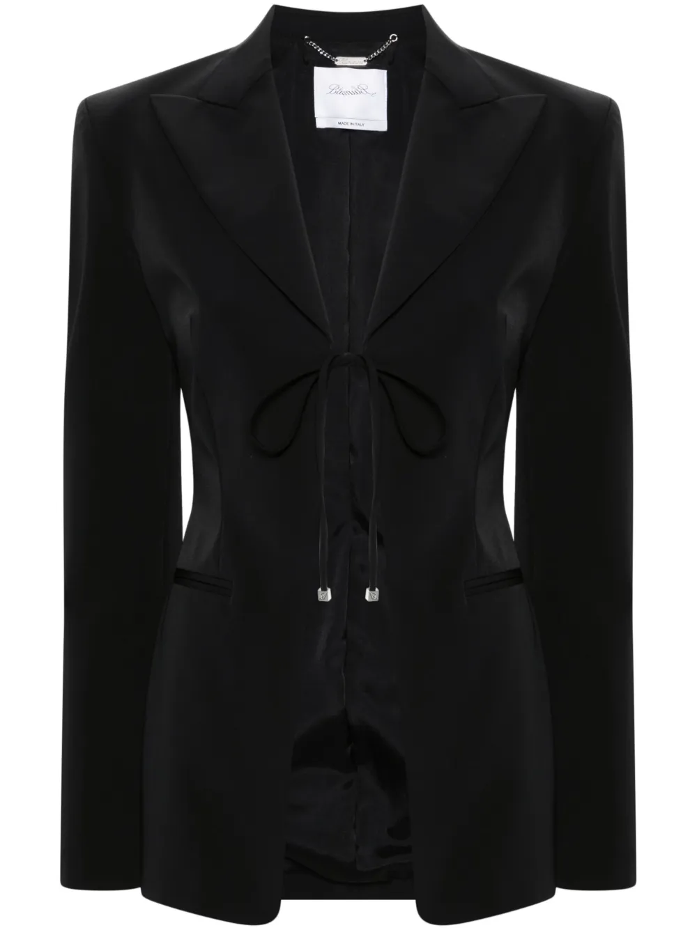 Blumarine Monopetto single-breasted blazer – Black