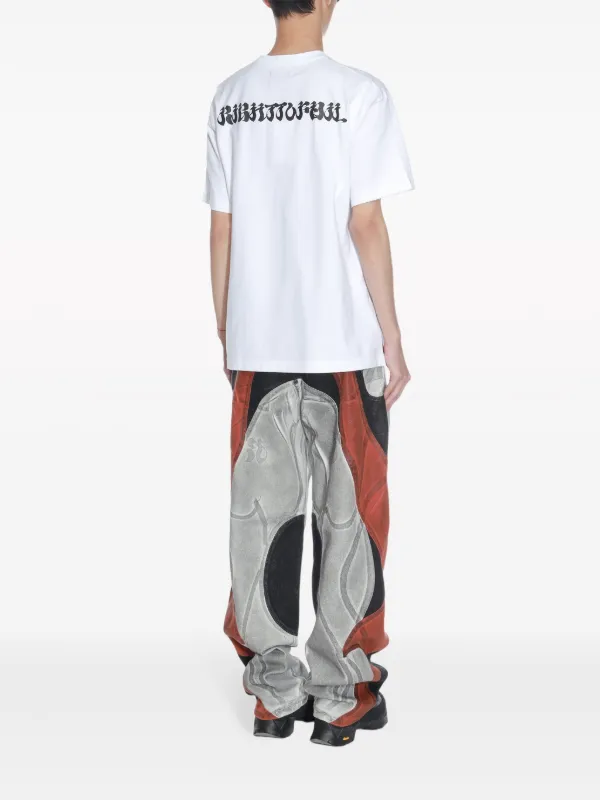 KUSIKOHC graphic-print Cotton T-shirt | White | FARFETCH JO