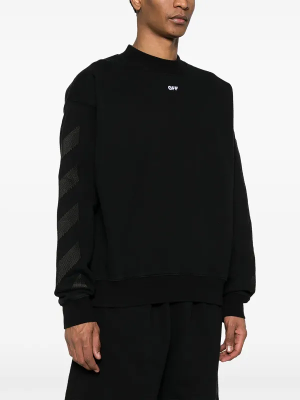 off-White ストライプ スウェット