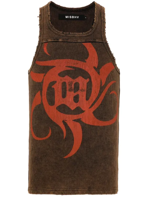 MISBHV graphic-print top
