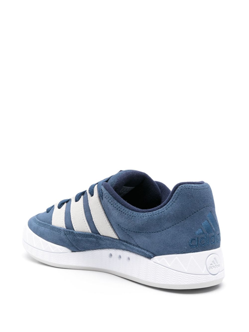 Shop Adidas Originals Adimatic Suede Sneakers In Blue