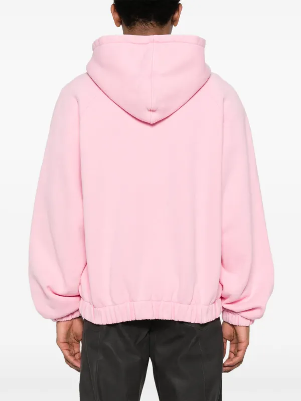 MISBHV logo-print Cotton Hoodie | Pink | FARFETCH