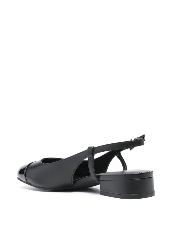 Michael Michael Kors Perla Slingback Pumps Black FARFETCH UZ