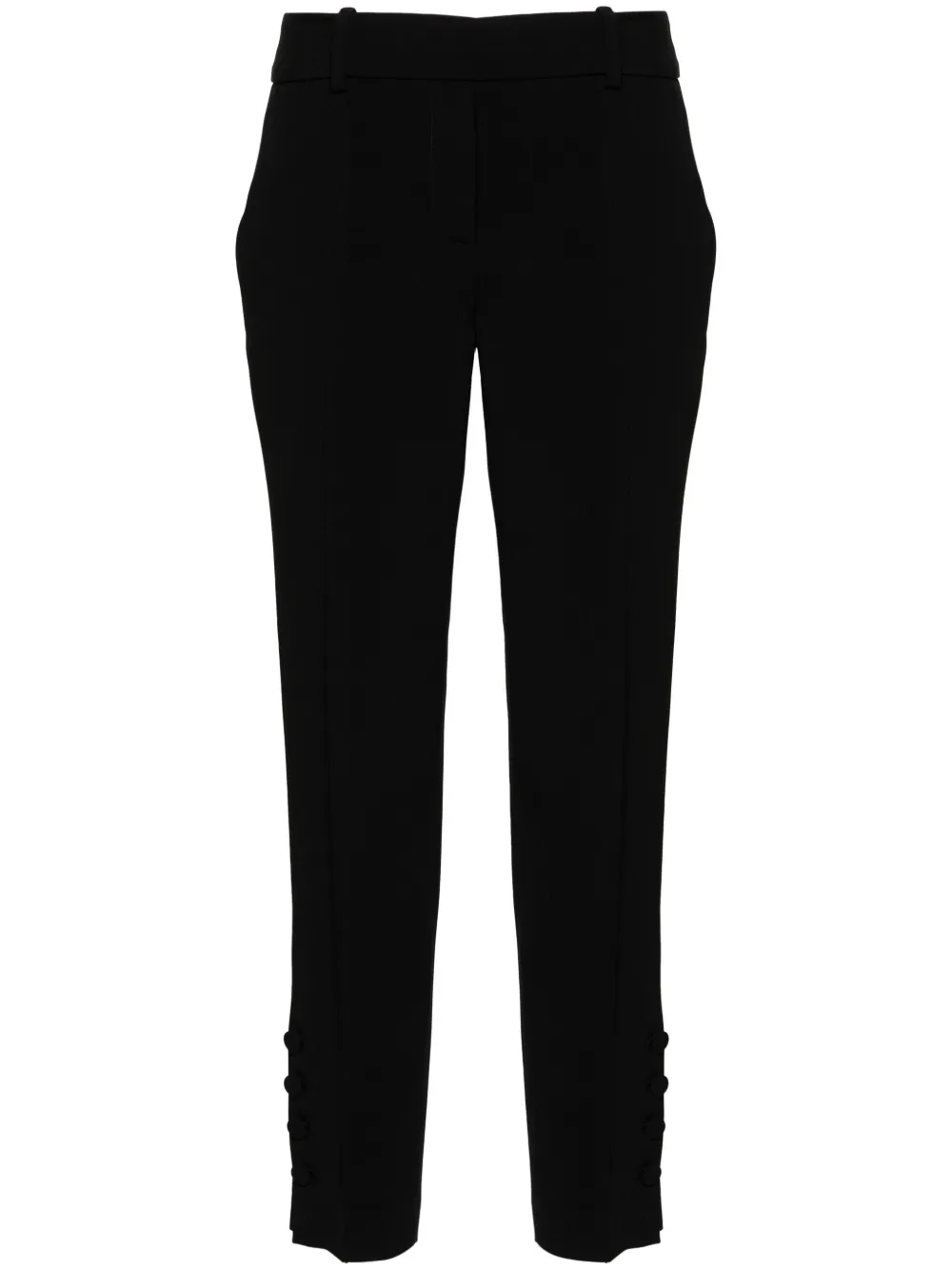 Ermanno Scervino Tailored Cropped Trousers In Black